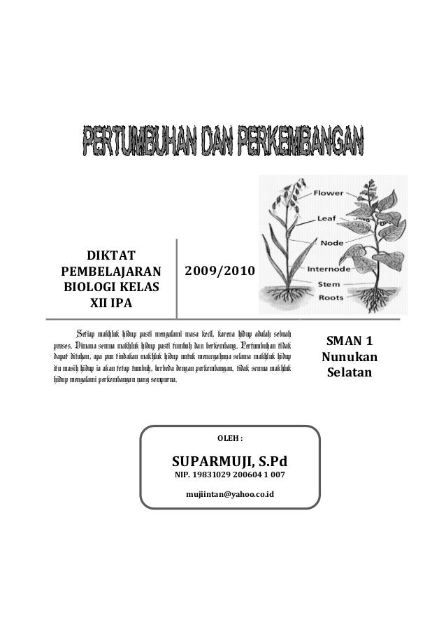Mod Pertumbuhan Dan Perkembangan 1