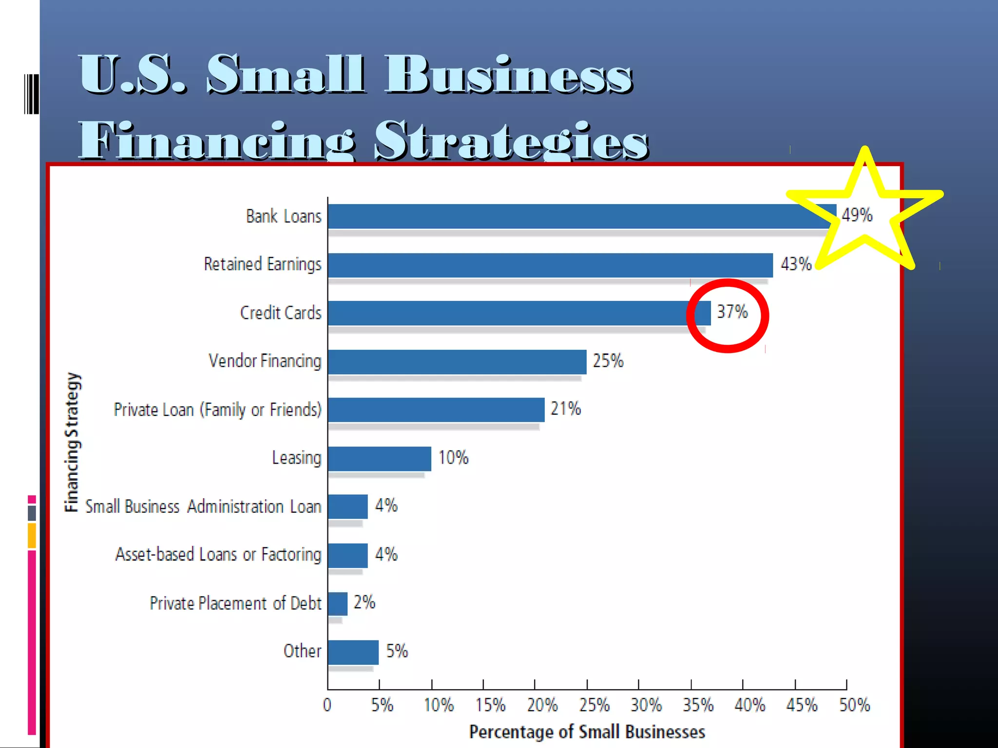 U.S. Small BusinessU.S. Small Business
Financing StrategiesFinancing Strategies
 