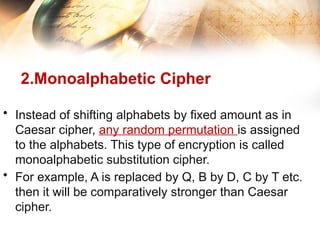 Mod1 basics cryptography first module vtu | PPTX