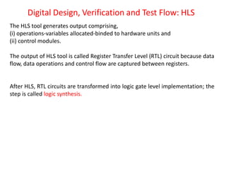 Module one for the Digital VLSI design flow | PDF