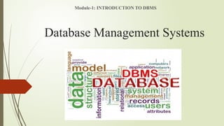 Comprehensive Introduction to Database Management Systems and Their ...