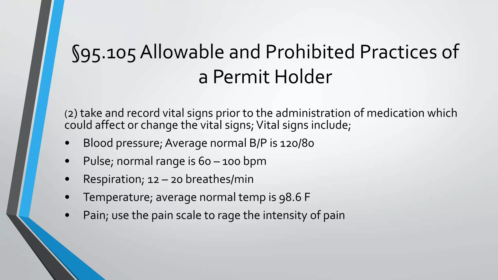 Allowable and Prohibited Practice of the Medication Aide PPT Allowable and Prohibited Practice of the Medication Aide PPT