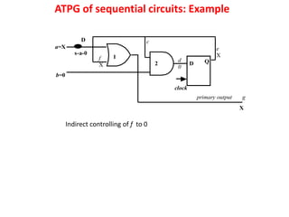 ATPG for the Synchronous Sequential Circuit | PDF