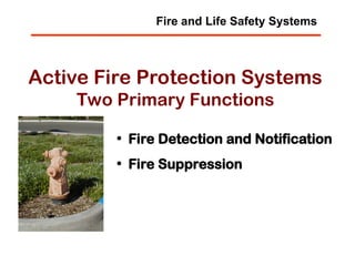 Active Ire Protection System module 10-fire life safety systems for a commercial building | PPT