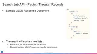 Sumo Logic Search Job API | PPTX