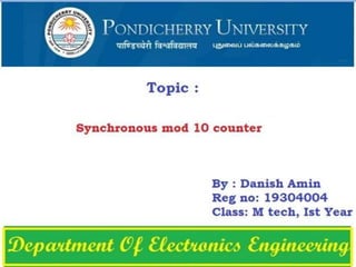 Mod 10 synchronous counter updated | PPT