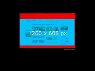 área útil de um site