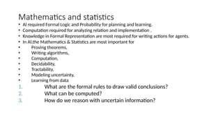 Artificial Intelligence Lab programs 1. Write a Program to Implement | PPTX