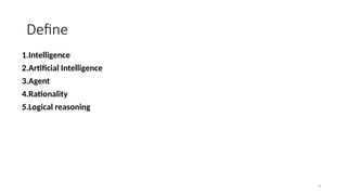 Artificial Intelligence Lab programs 1. Write a Program to Implement | PPTX