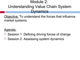 Modul Value Chain USAID Module 1: Understanding Value Chains Presentation | PPT