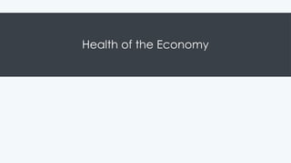Health of the Economy
 