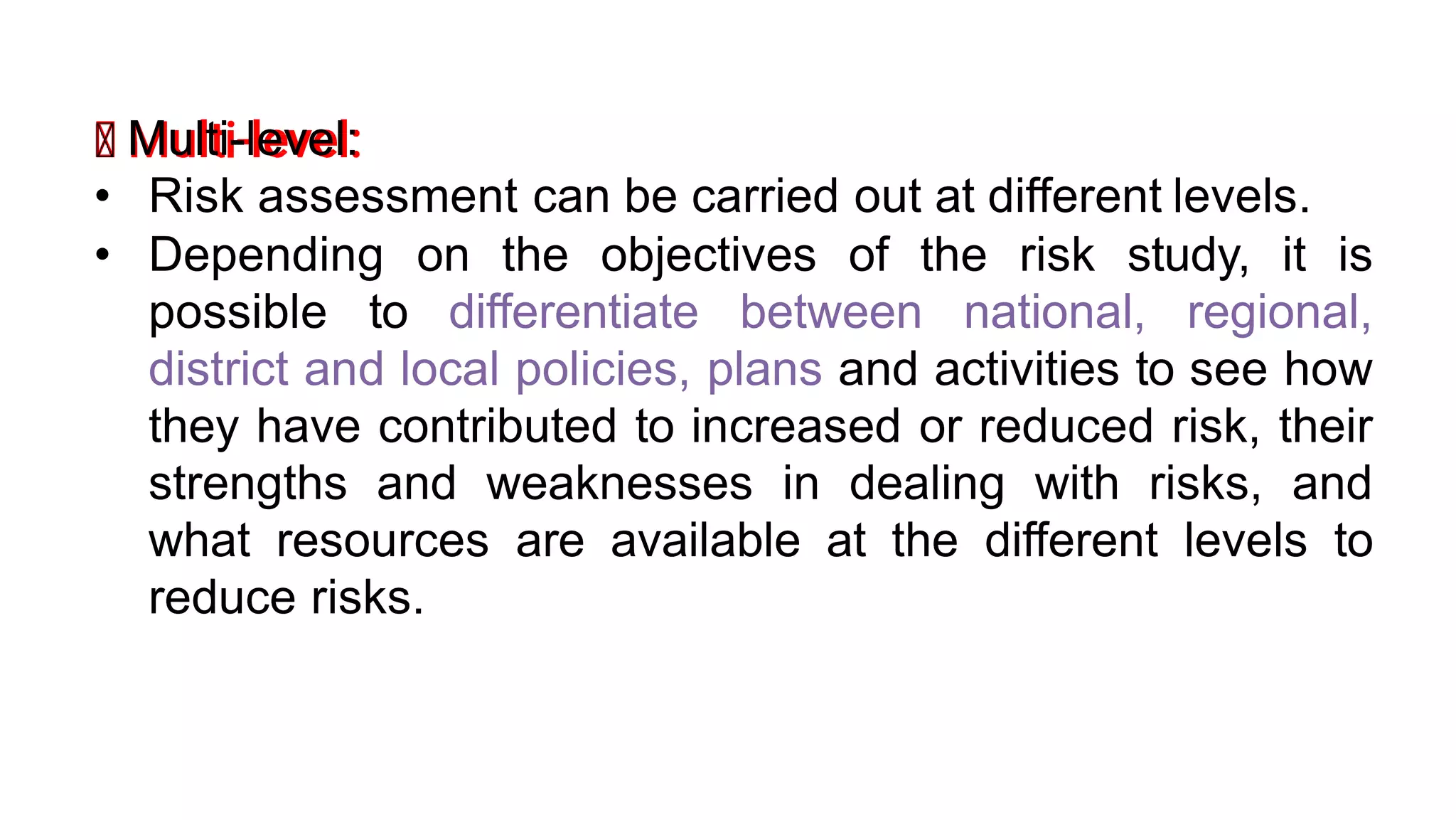 Disaster Risk Assessment | PPTX