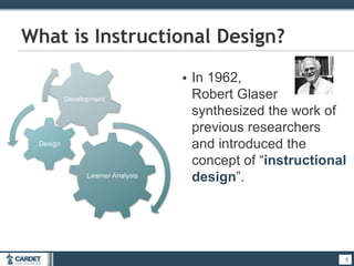 Overview of Instructional Design Models | PPTX