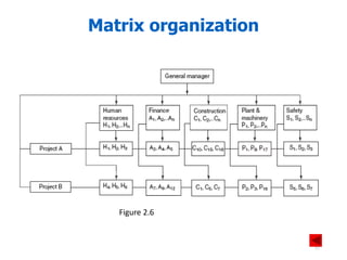 Figure 2.6
Matrix organization
17
 