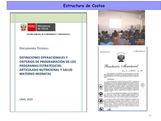 Estructura de Costos 