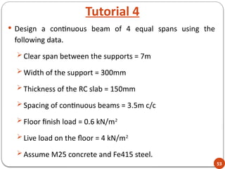 Advanced Structural Design and Moment Redistribution in Continuous ...