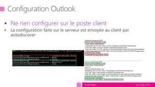 tech.days 2015#mstechdays
 Ne rien configurer sur le poste client
 