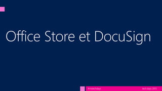 tech.days 2015#mstechdays
 