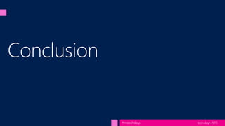 tech.days 2015#mstechdays
 