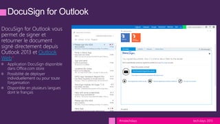 tech.days 2015#mstechdays
Outlook
Web*
 