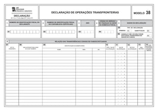06
04030201
ANO
CÓDIGO DO SERVIÇO
DE FINANÇAS DA SEDE
OU DOMICÍLIO FISCAL
3 4 5 DADOS DA DECLARAÇÃO2 NUMERO DE IDENTIFICAÇ...