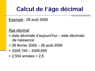 Module 3 Evaluation Nutritionnelle Des Enfants
