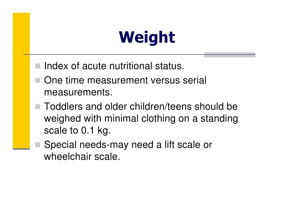 Module 3: Pediatric Nutritional Assessment