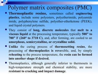 Polyetherimide Processing Mod 3 PMCs.ppt notes for composite materials | PPT