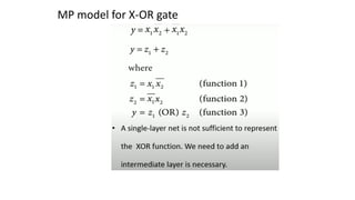 MP model for X-OR gate
 
