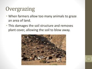 Overgraze soil erosion and conservation | PPTX