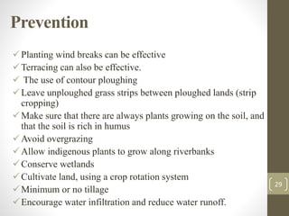 soil erosion and conservation | PPTX