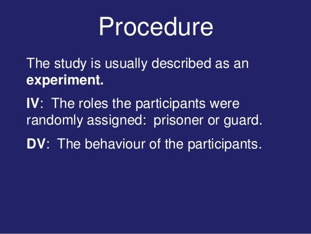 The Stanford Prison Experiment Research On Situational ...