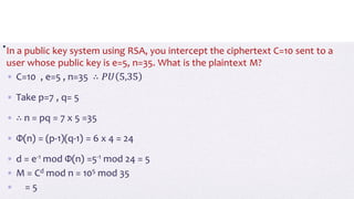 module 4 ppt on crypography and network security | PPTX