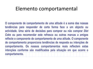 Elemento comportamental
 