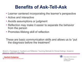 feedback columbia college of physicians and surgeons.ppt