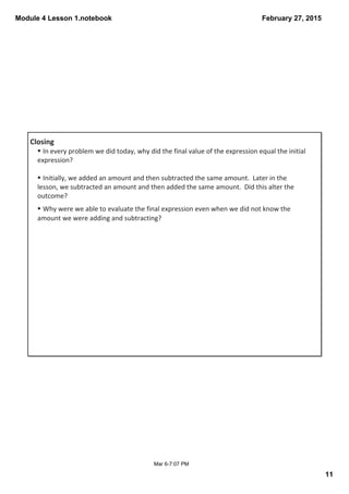 Mod 4 lesson 1 | PDF