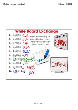 Mod 4 lesson 1 | PDF