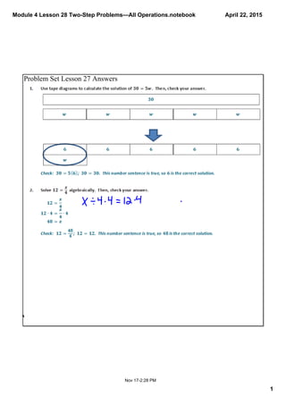 Mod 4 lesson 28 | PDF