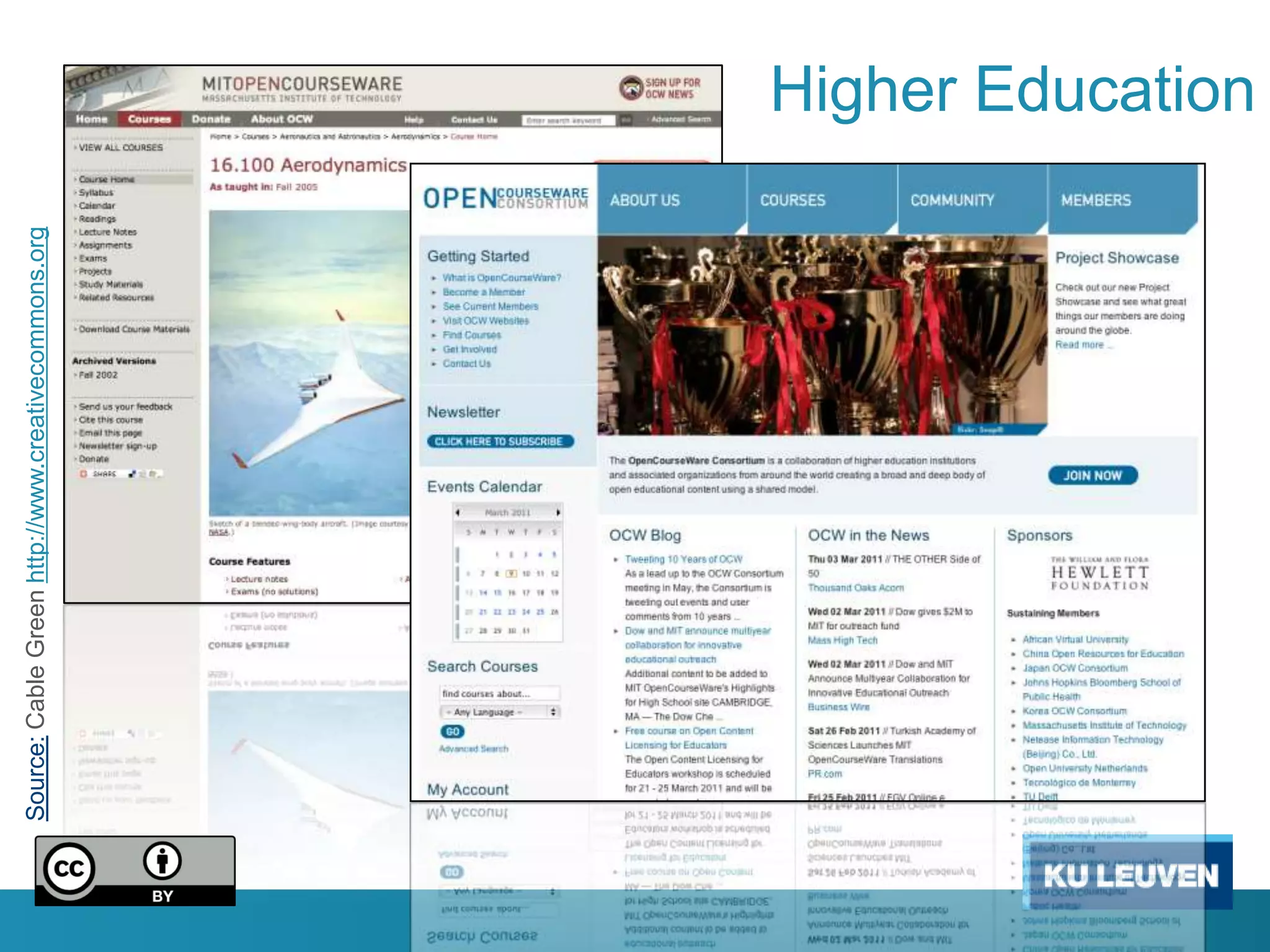 Source: Cable Green http://www.creativecommons.org

                                                     Higher Education
 