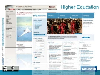 Source: Cable Green http://www.creativecommons.org

                                                     Higher Education
 