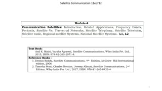 Satellite Communication 18ec732
1
 
