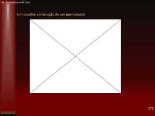 Um desafio: construção de um permutador
272
M Permutadores de Calor
 