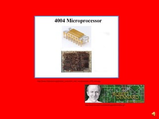 http://www.chiphistory.org/product_content/lm_intel_microprocessor_1970_intro.jpg
http://web.mit.edu/invent/iow/images/dennardbar.gif
 