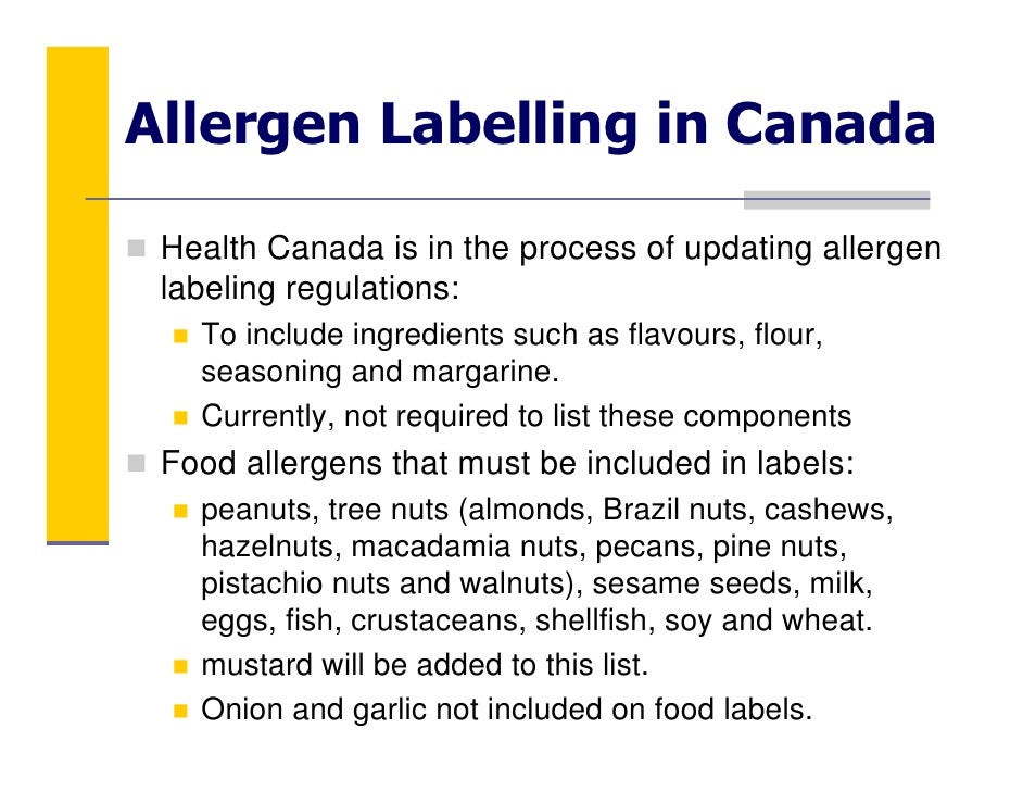 Module 5 Food Allergies and Intolerances