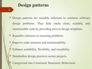 Comprehensive Guide to Software Design Patterns: Principles and ...
