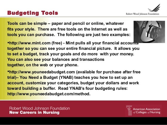 free budget tools online