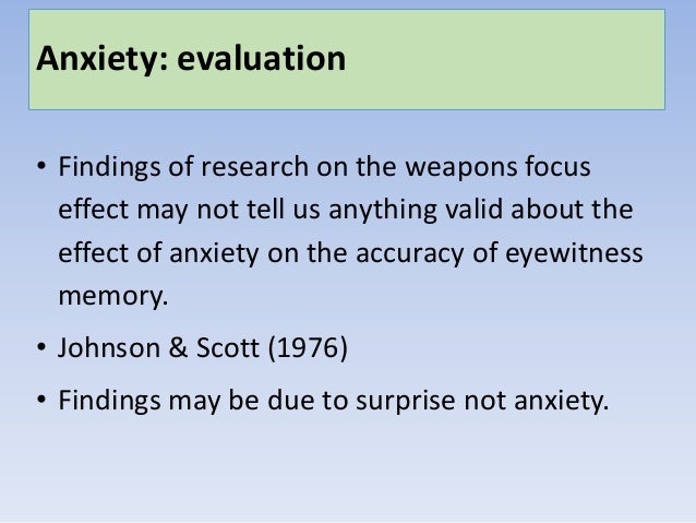 Dissertation study eyewitness identification task