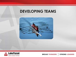 DEVELOPING TEAMS
 