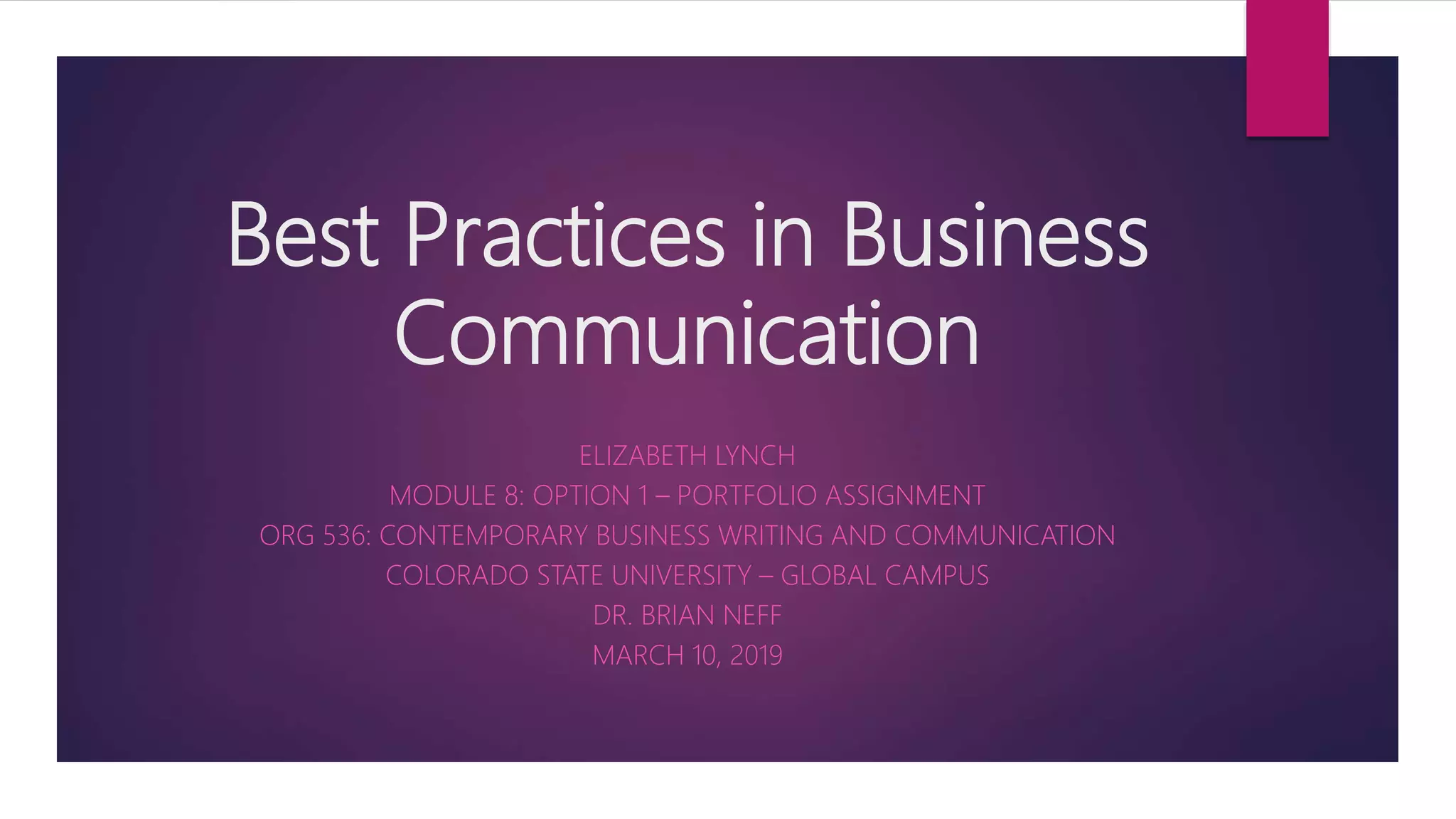 Successful Business Communication Involves: Best Practices in Business Communication | PPT