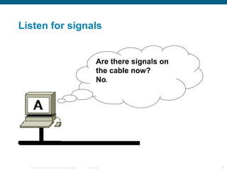 Listen for signals Are there signals on the cable now? No . 